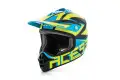 Casco cross bambino Acerbis Impact Junior 3.0 Lucido Giallo blu