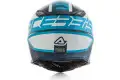 Casco cross bambino Acerbis IMPACT STEEL JUNIOR Blu Bianco