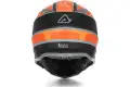 Casco cross bambino Acerbis IMPACT STEEL Junior Nero Arancio