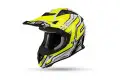 Casco cross bambino Airoh Aviator J Cairoli 019 in fibra Giallo Bianco Nero Lucido