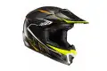 Casco cross bambino HJC CS-XY II Blaze MC5 grigio giallo arancio