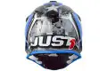 Casco cross bambino Just1 J32 Pro Moto X blu