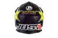 Casco cross bambino Just1 J32 Rockstar Energy nero giallo