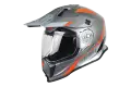 Casco cross e enduro Just1 J14 Adventure Line in carbonio argento