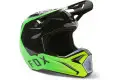 Casco cross Fox Racing V1 Dpth Nero Verde