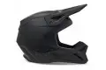 Casco cross Fox Racing V1 Solid Nero Opaco