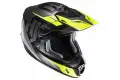 Casco cross HJC CS-MX II DAKOTA MC5SF Nero Giallo