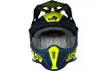 Casco cross Just1 J18 Pulsar in fibra Giallo fluo Opaco