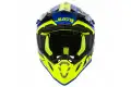 Casco cross Just1 J38 Blade Blu Giallo Nero