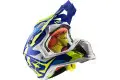 Casco cross LS2 MX470 SUBVERTER NIMBLE Bianco Blu Giallo