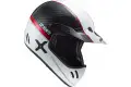 Casco cross LS2 MX471 XTRA YARD in carbonio Bianco Rosso