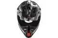 Casco Cross LS2 MX700 SUBVERTER ARCHED Argento Titanio ECE 22-06