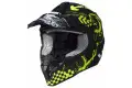 Casco cross Premier Exige RXY BM nero giallo fluo