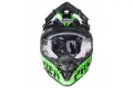 Casco cross Premier Exige ZX 7 nero verde fluo