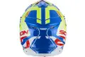 Casco cross Scorpion VX 15 EVO AIR ARGO Blu Neon Giallo