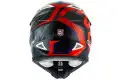 Casco cross Suomy MR JUMP UNLEASHED Nero Rosso
