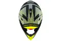 Casco cross Suomy X-WING REEL Giallo opaco fluo