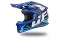 Casco cross UFO Intrepid Blu Azzurro