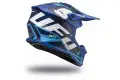 Casco cross UFO Intrepid Blu Azzurro