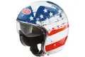 Casco demi-jet Airoh Riot USA lucido