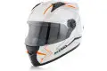 Casco integrale Acerbis FS-807 Bianco Arancio