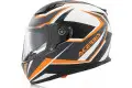 Casco integrale Acerbis X-STREET FS-816 Arancio Bianco