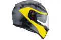 Casco integrale Agv K-3 SV Multi Camodaz grigio opaco giallo