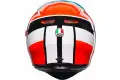 Casco integrale AGV K-3 SV PLK MULTI ATTACK rosso bianco nero