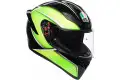 Casco integrale AGV K1 MULTI QUALIFY nero lime