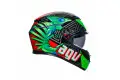 Casco integrale AGV K3  E2206 MPLK KAMALEON Nero Rosso Verde