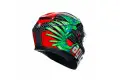 Casco integrale AGV K3  E2206 MPLK KAMALEON Nero Rosso Verde