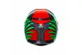 Casco integrale AGV K3  E2206 MPLK KAMALEON Nero Rosso Verde