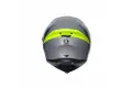 Casco integrale AGV K5 S  E2205 TOP MPLK APEX 46 in fibra Grigio Giallo fluo