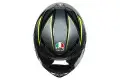 Casco integrale AGV K6 MPLK MULTI FLASH in fibra Grigio Nero Giallo Lime