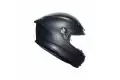 Casco integrale AGV K6 S  E2206 MPLK in fibra Nero Opaco