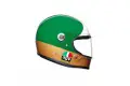 Casco integrale AGV Legends X3000 E2205 LIMITED EDITION AGO 1 in fibra Bianco Verde Rosso Oro