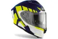 Casco integrale Airoh Spark Rise Blu Giallo Opaco
