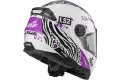 Casco integrale bambino LS2 FF392 Savane Bianco Viola