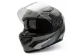 Casco integrale Befast VENTUS III Argento Nero