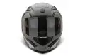 Casco integrale Befast VENTUS III Argento Nero