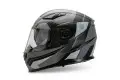 Casco integrale Befast VENTUS III Argento Nero