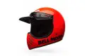 Casco integrale BELL MOTO 3 CLASSIC FLO in fibra arancione