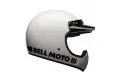 Casco integrale BELL MOTO 3 CLASSIC in fibra bianco