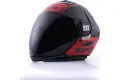 Casco integrale Blauer MYSTIC HT Nero Rosso Titanio