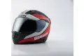 Casco integrale Blauer SNIPER HT Nero Bianco Rosso Opaco