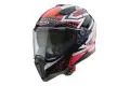 Casco integrale Caberg JACKAL SNIPER Nero Antracite Rosso Fluo