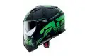 Casco integrale Caberg Stunt Blizzard nero opaco - verde fluo