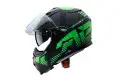 Casco integrale Caberg Stunt Blizzard nero opaco - verde fluo