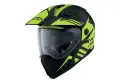 Casco integrale Caberg Xtrace Lux Nero Opaco Giallo Fluo