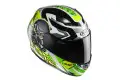 Casco integrale HJC CS-15 Rafu MC4H Verde nero bianco